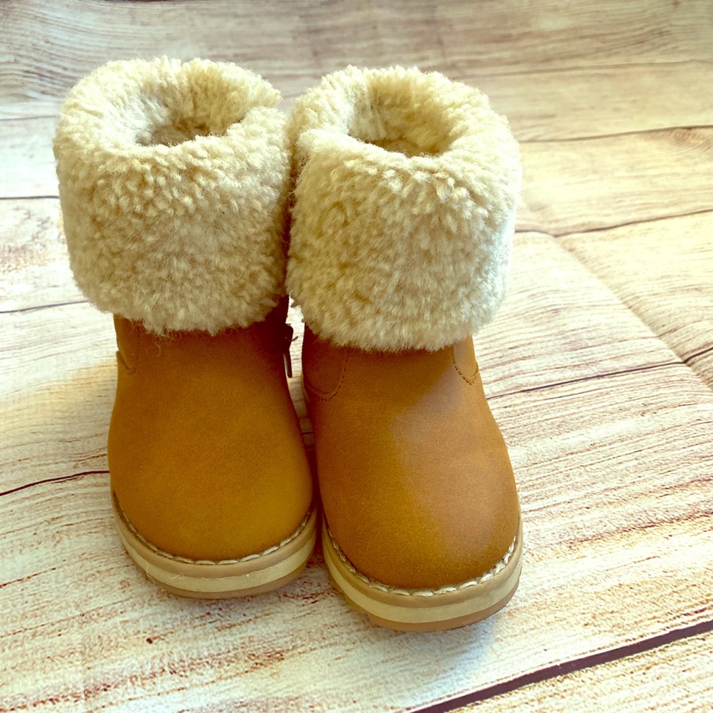 Zara baby girl leather boots